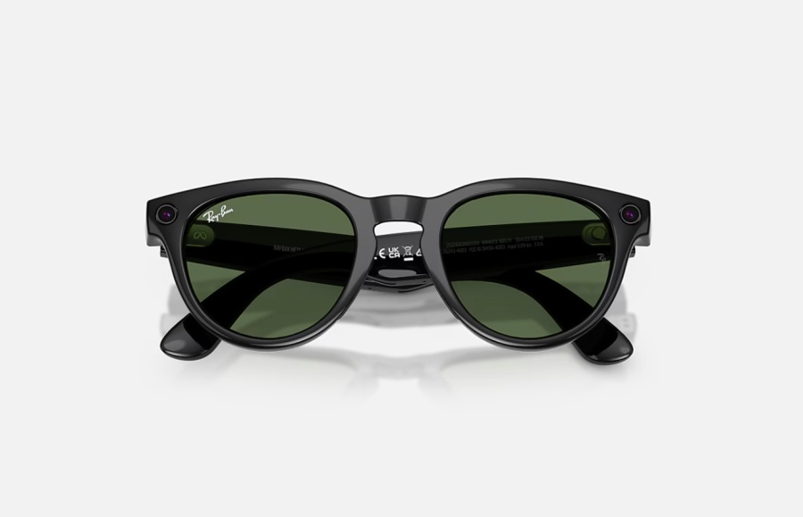 Ray-Ban Meta Headliner Gen 2 AI Glasses Shiny Black/G-15 Green RW4013 601/71 50 - Img 5