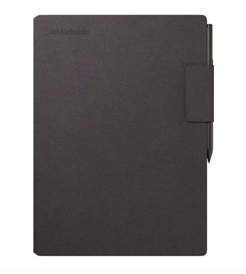 ReMarkable Paper Pro Tablet- Marker Plus Black + Book Folio Mosaic Weave Basalt - Img 3