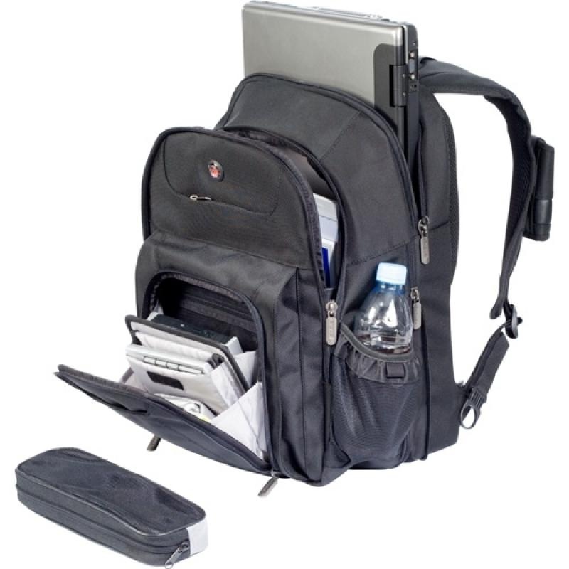 Rucsac laptop Corporate Traveller, pentru laptopuri de 15.6" sau mai mici, capacitate 27-30 de litri, material poliester, dimensiuni: 35 x 21.5 x 50 cm, dimensiune compartiment laptop: 38.7 x 2.5 x 26.5 cm, greutate 1.46 kg, negru - Img 5