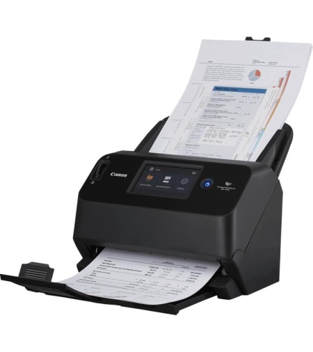 Scanner Canon DR-S130, dimensiune A4, tip sheetfed, viteza scanare: 30ppm alb-negru si color, duplex, rezolutie optica 600dpi, ADF 60 coli, senzor CIS, software: ISIS / TWAIN Driver (Windows 8.1 / 10. Windows Server 2012 R2 /2016 / 2019) CaptureOnTouch - Img 4