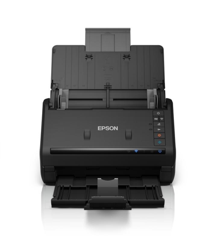 Scanner Epson WorkForce ES-500WII, dimensiune A4, tip sheetfed, Duplex, viteza scanare: 35 ppm mono si color, rezolutie optica 600 X 600dpi, senzor CIS, capacitate: 50 coli, tehnologie ReadyScan LED, Scanare catre BMP, JPEG, TIFF, multi-TIFF, PDF, - Img 4