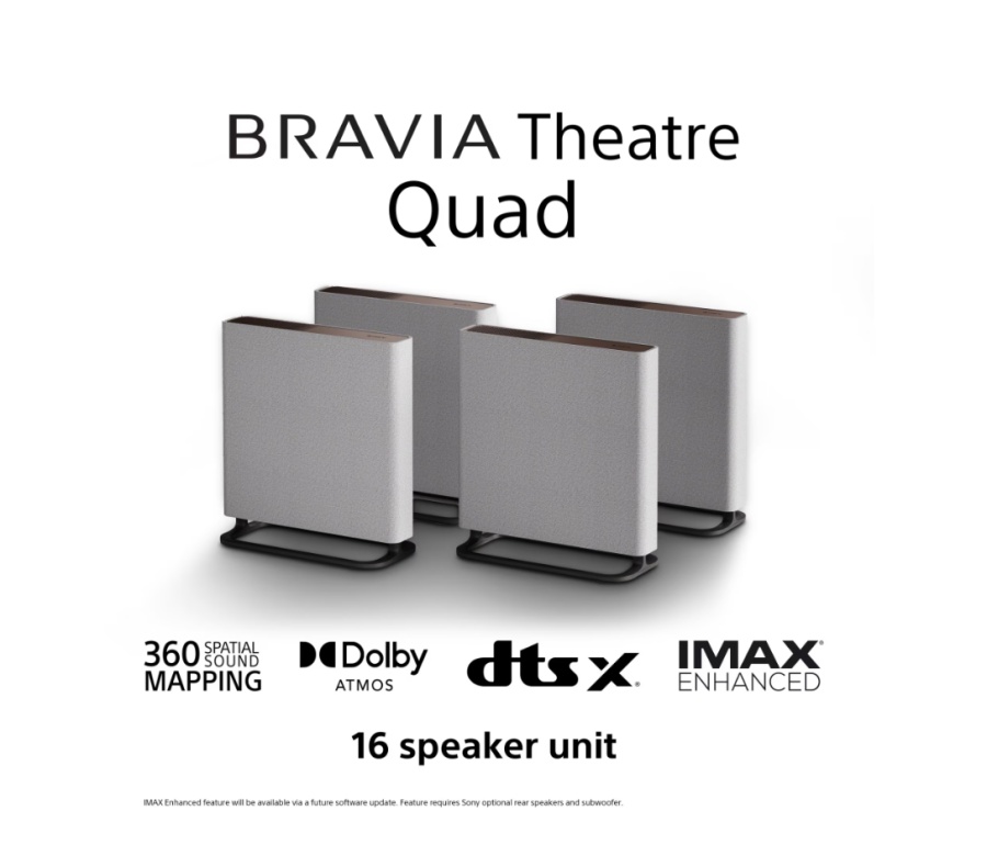 Sistem Home Theatre Sony BRAVIA Theatre Quad HT-A9M2, 4.0.4ch, 504W, Wi- Fi, Bluetooth, 360 Spatial Sound Mapping, Dolby Atmos, Gri - Img 7