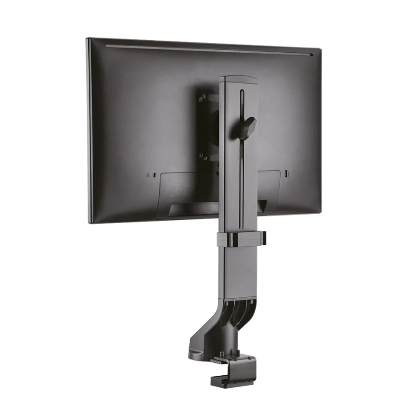 Suport monitor de birou Neomounts FPMA-D890WHITE; pentru display-uri cu diagonale 10"-30", sistem de prindere VESA 75x75~100x100, greutate maxima suportata 6kg, full motion, tilt +80°, swivel 60°, rotate 180°; inaltime reglabila manual 360-540mm; culoare - Img 4