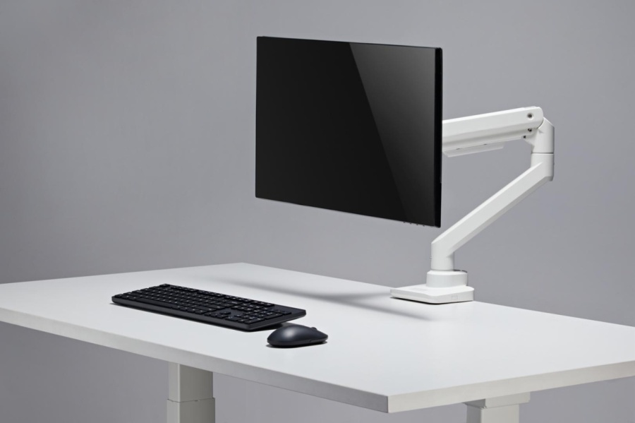 Suport monitor Serioux MM69-C012, compatibilitate dimensiune ecran 17"-49", arc cu gaz, greutate maximă suportata: (per ecran): 2~20 kg, VESA: 75x75, 100x100, inclinare: +50°~-20°, pivotare: +90°~-90°, rotația ecranului: +180°~-180°, instalare: clemă, - Img 8
