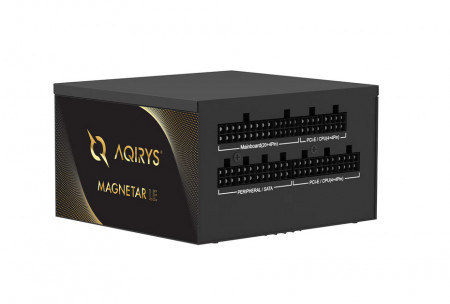 Sursa AQIRYS MAGNETAR LE ATX 650W 80 PLUS Gold (85% at typical load), Modulara, Active PFC, Frecventa Input 50-60 Hz Protectie OCP, OVP, SCP, OPP