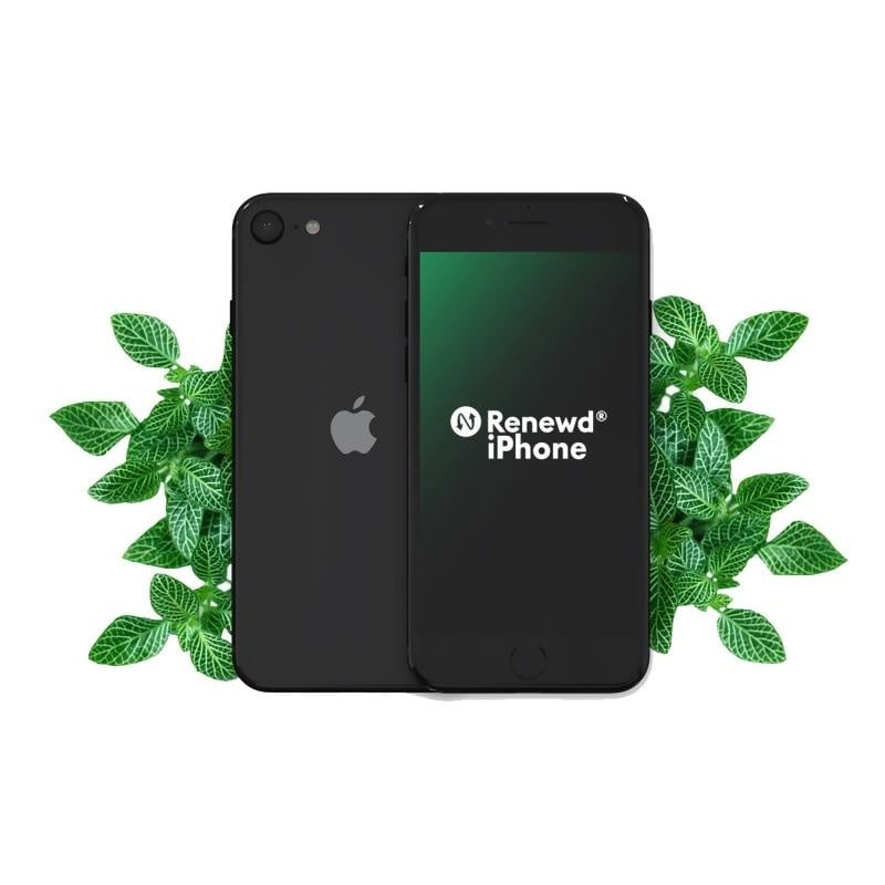 Telefon RENEWD iPhone SE2020 Black 64GB, Hybrid SIM, Sub 1 GB RAM, 64 GB, 4G, Argintiu - Img 10