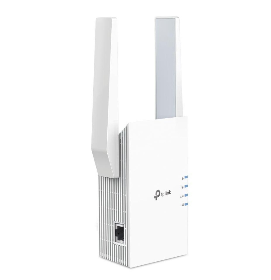 TP-link AX3000 Wi-Fi Mesh Range Extender, RE705X, 1 Port Ethernet Gigabit, 2 Antene externe, Standarde Wireless IEEE 802.11a/n/ac/ax 5GHz, IEEE 802.11b/g/n/ax 2.4GHz, frecventa 2.4, 5 Ghz, 574 Mbps at 2.4GHz, 2402 Mbps at 5GHz. - Img 2