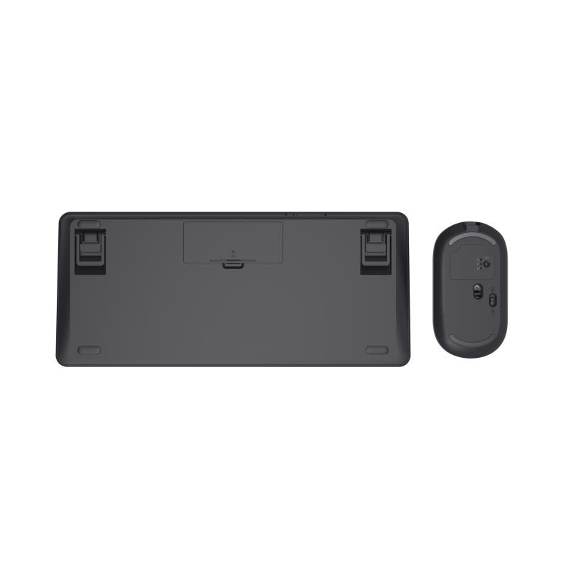 Trust Kit Wireless keyboard+mouse Lyra, mouse optic, rezolutie maxima 1200 DPI, conectivitate wireless, intefata USB-C, USB-A, negru - Img 8