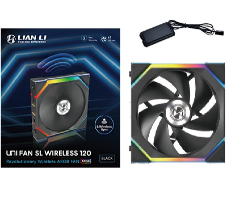 Ventilator Carcasa LIAN LI UNI SL WIRELESS 120mm RGB, viteza 0.400-2000 RPM +/- 10%, Airflow: 108.82 CFM, Presiune Statica: 2.44 mm-H2O, Nivel de zgomot 28.5 dBA - Img 2