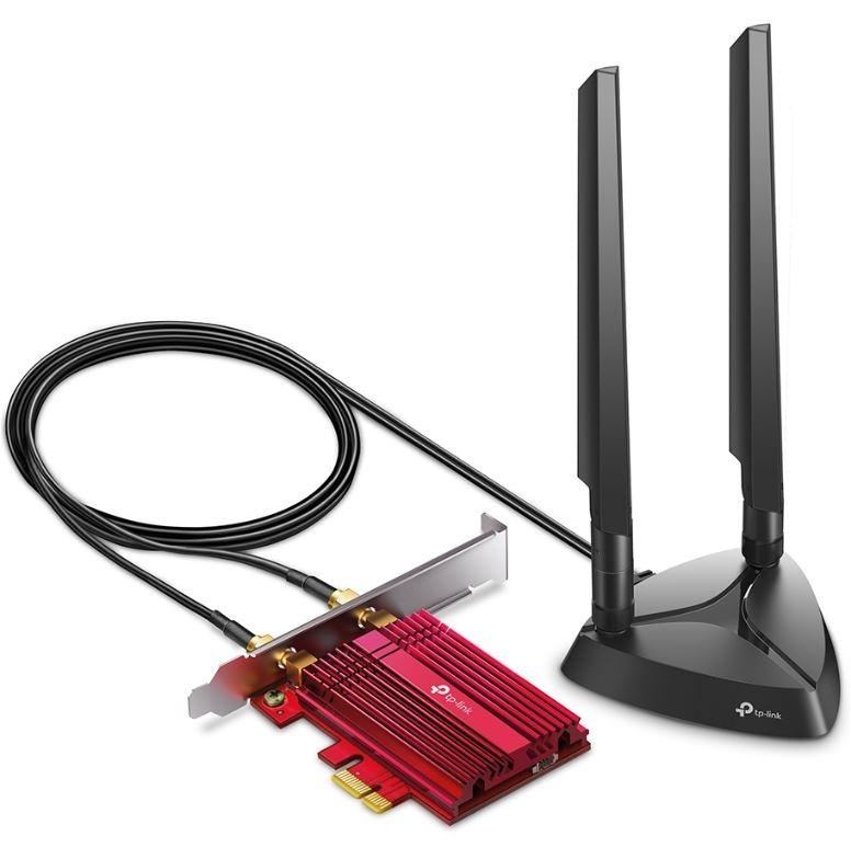 Adaptor wireless TP-Link, ARCHER TXE75E, AX5400, 2 x antene externe Dual-Band 5Ghz, 2.4 Ghz, PCI-E WI-FI 6E dimensiuni: 120.8 × 78.5 × 20.9 mm, Bluetooth 5.2. - Img 3