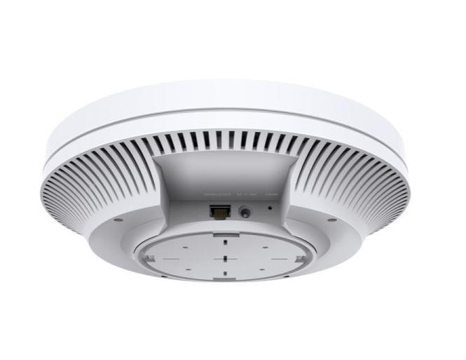 "AX5400 Ceiling Mount Dual-Band Wi-Fi 6 Access Point PORT: 1×2.5 Gigabit RJ45 Port SPEED:574Mbps at 2.4 GHz + 4804 Mbps at 5 GHz FEATURE: 802.3at POE and 12V DC, 6×Internal Antennas, MU-MIMO, 160MHz Supported, Seamless Roaming, Band Steering, - Img 2