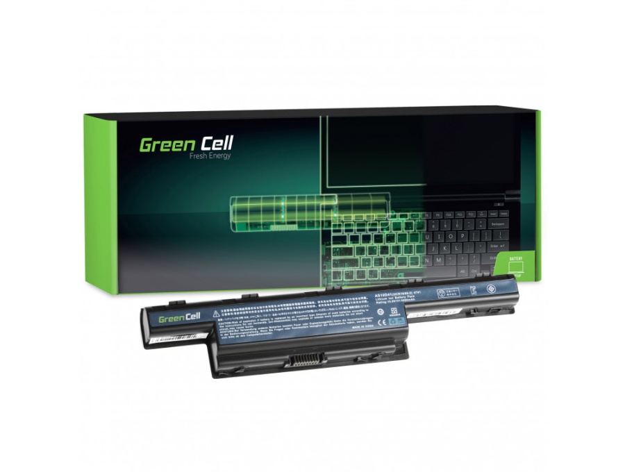 Baterie compatibila extinsa Green Cell pentru laptop Acer Aspire 4251 4252 4350 4750 4752 5250 5741 5750 7750 E1-451 E1-531 E1-571, TravelMate 4740 5740, eMachines D440 G730, model Acer AS10D31 AS10D41 AS10D51 AS10D73 AS10D75 AS10D81 - Img 3