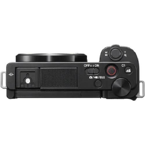 Body Aparat foto SONY Alpha ZV-E10 Mirrorless dedicat pentru Vlogging, 24 MP, ISO 100-32.000 (Extins: 50-51.200), 1/4000s, 4K @30, S D/SDXC/SDHC, Rafala 11 cps, Wi-Fi, Senzor APS-C, Montura Sony E - Img 3