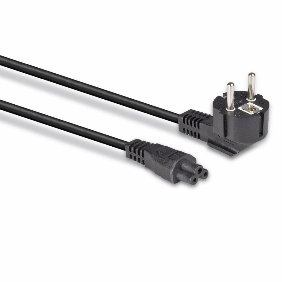 Cablu alimentare Lindy, conector A: Schuko, conector B: IEC C5C5, lungime cablu 2m, material PVC si PBT, material conductor: cupru, dimensiuni A: 36.5x71x36.5mm (1.44x2.8x1.44in), B: 22.8x64x15mm (0.9x2.52x0.59in), negru - Img 3
