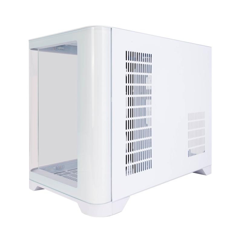 Carcasa 1stPLAYER® Gaming UV6-wh, Micro-ATX, 6 ventilatoare aRGB, telecomanda, alb - Img 10