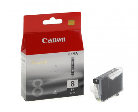 Cartus cerneala Canon CLI-8BK, black, capacitate 13ml, pentru Canon Pixma IP4200, Pixma IP4300, Pixma IP4500, Pixma IP5200, Pixma IP5300, Pixma IP6600D, Pixma IP6700D, Pixma MP500, Pixma MP530, Pixma MP600, Pixma MP610, Pixma MP800, Pixma MP810, Pixma