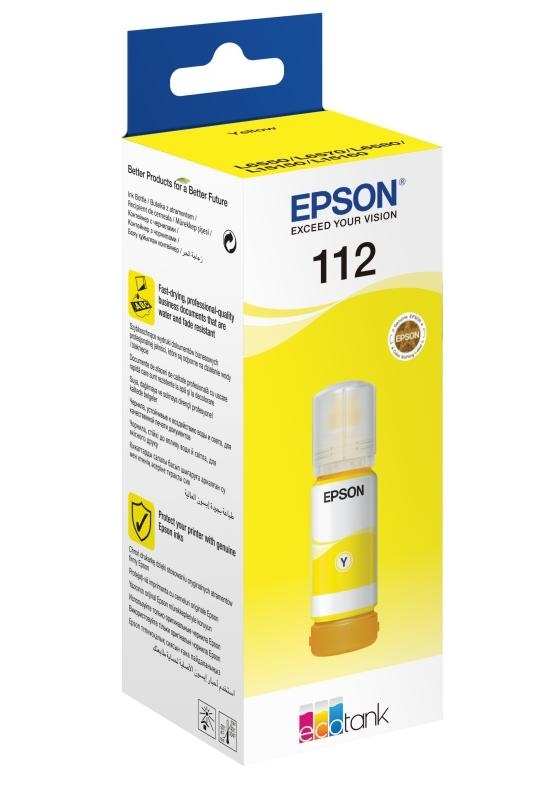 Cartus cerneala Epson 112 ECOTANK , pigment yellow, capacitate 70ml, pentru L6570. - Img 4