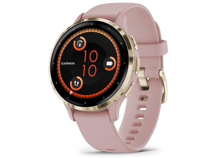 Ceas Garmin Venu 3S Pink Dawn/Soft Gold - Img 2