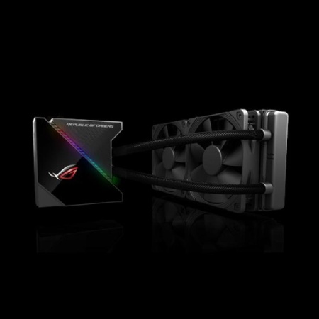 Cooler procesor ASUS ROG RYUJIN 240, racire cu lichid, Aura Sync, RGB, OLED LiveDash - Img 8