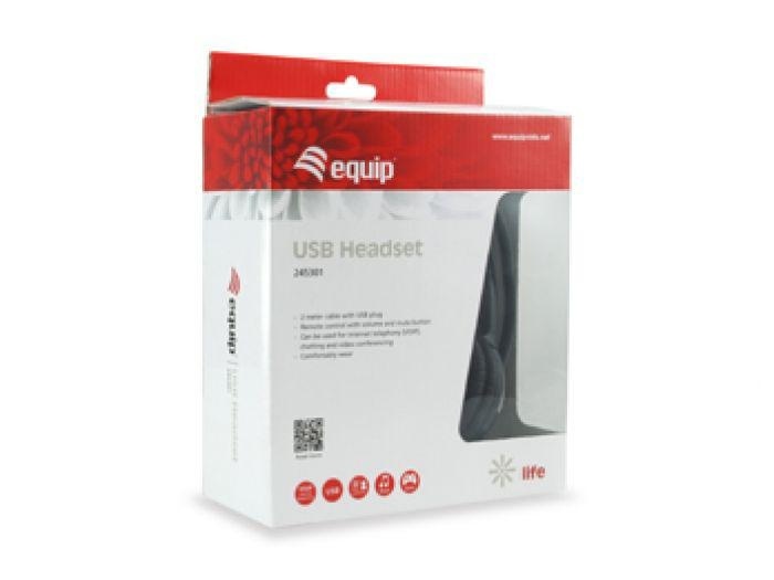 EQUIP 245301 USB Headset, 150x70x165mm - Img 2
