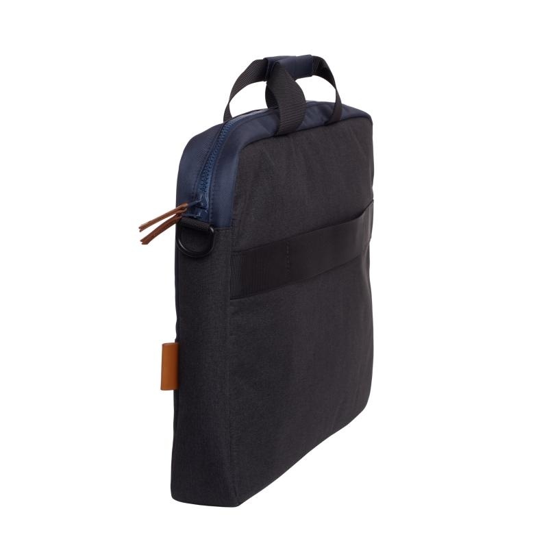 Geanta laptop Trust Lisboa, pentru laptopuri cu diagonala pana in 15.6",2 compartimente, material POM, RPET Polyester, RPET, volum 2.1 L, albastru - Img 9