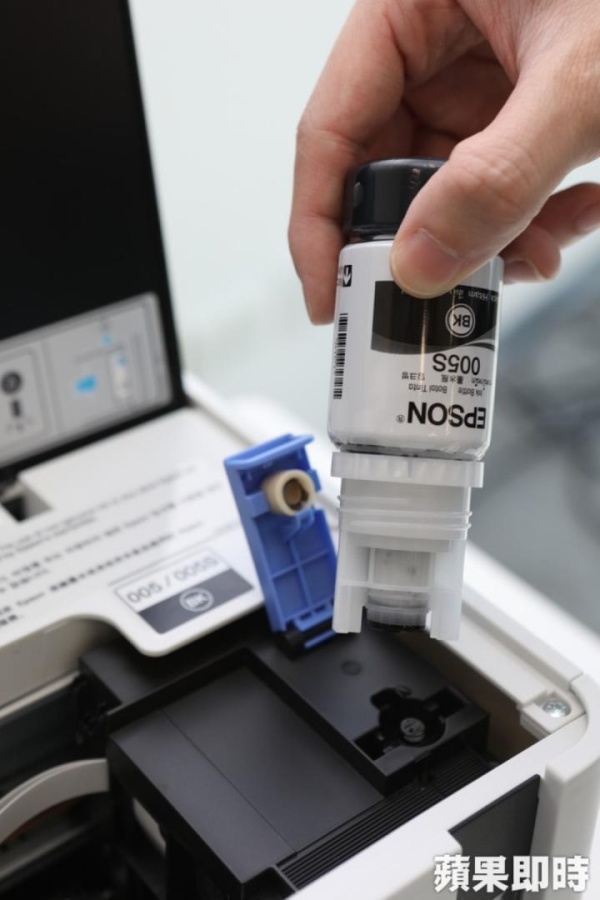 Imprimanta inkjet mono CISS Epson M1120, dimensiune A4, viteza max 32ppm, rezolutie printer 1440x720dpi, alimentare hartie 150 coli, volum maxim printare : 15000pagini/luna, interfata: USB 2.0, Wireless, consumabile: Ecotank MX1xx negru XL (6k/pag.), - Img 5