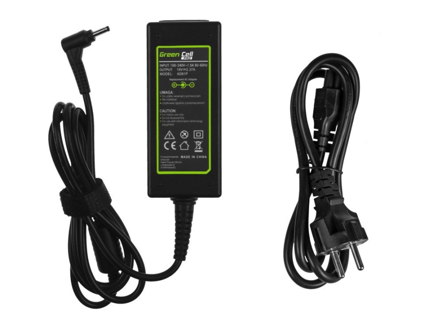 Incarcator compatibil Green Cell pentru laptop Acer Aspire One Cloudbook 11 A01-131, 45W - Img 3