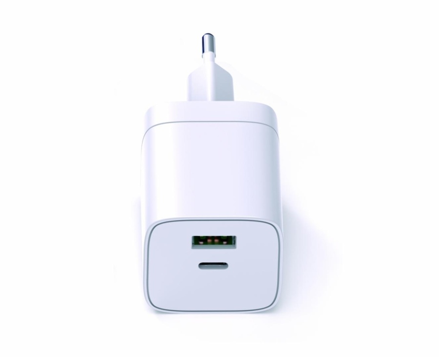 INCARCATOR SERIOUX 45W USB-C &amp; USB-A de perete, USB-C: 5V/3A, 9V/3A, 12V/3A, 15V/3A, 20V/2,25A (45W) PPS: 3,3-11V/4,05A (45W), USB-A: 5V/3A, 9V/2A, 12V/1,5A (18W) USB-C+USB-A: 30W+12W=42W max. - Img 3