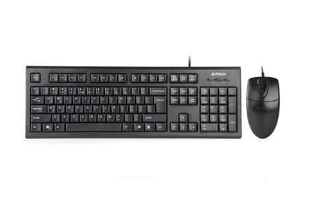 Kit tastatura + mouse A4tech KR-8520D, cu fir, negru - Img 3