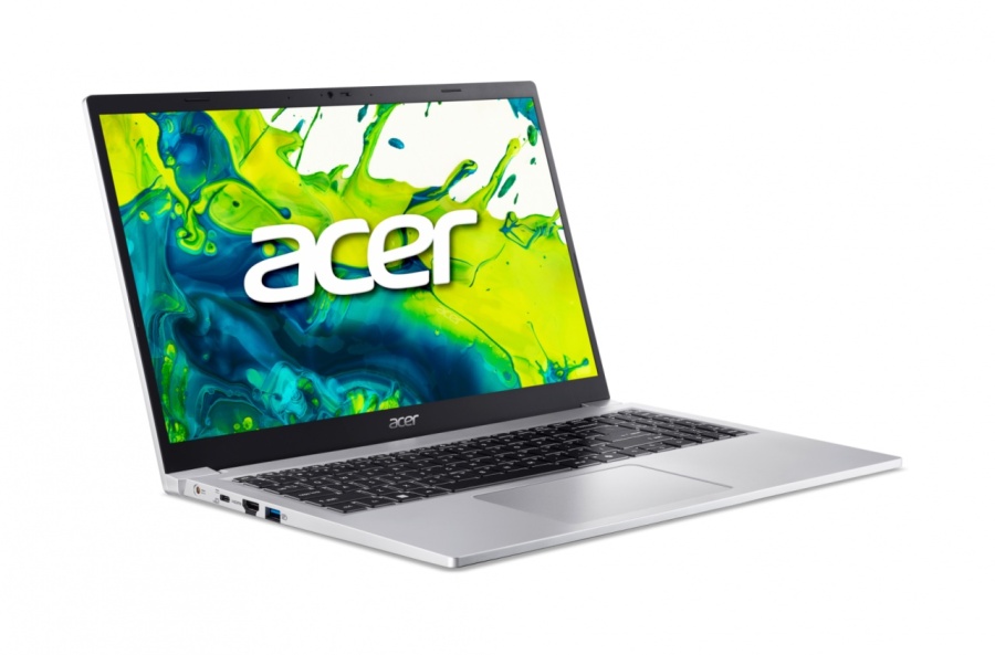 Laptop Acer Aspire Lite 15 AL15-33P-37W4, 15.6 inch (39.62 cm), Acer ComfyView™ FHD IPS Display with LED-backlight, 1920 x 1080, 16:9, Intel® Core™ 3 processor N355, 1.9 GHz base clock (Up to 3.9 GHz max. performance clock rate), 6 MB Intel® Smart - Img 2