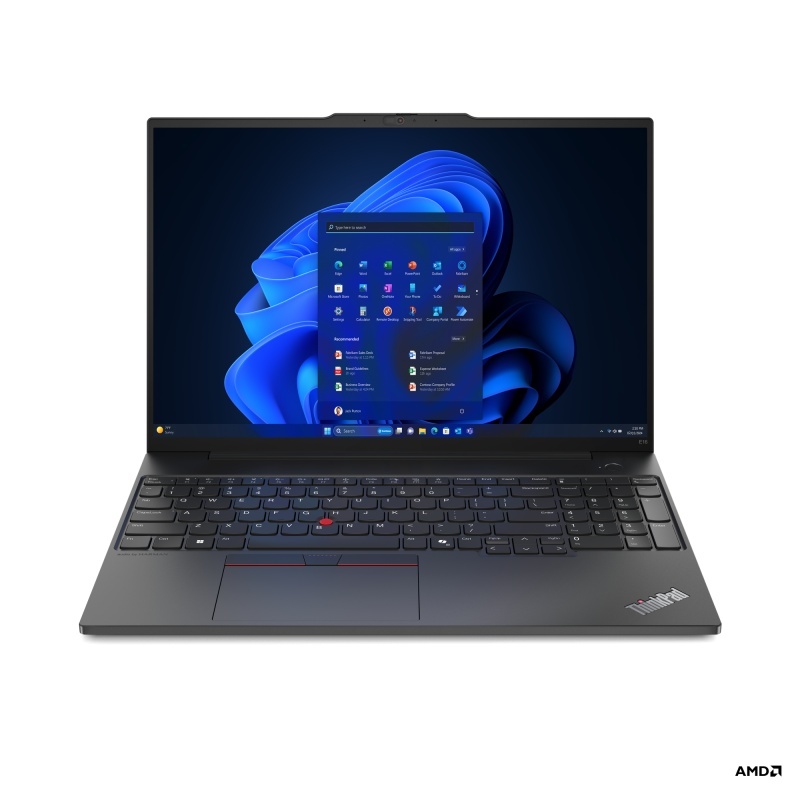 Laptop Business Lenovo ThinkPad E16 Gen 2, cu procesor AMD Ryzen 5 7535HS, 16'' IPS, 32 GB DDR5, 1 TB SSD, AMD Radeon 660M, Windows 11 Pro - Img 3