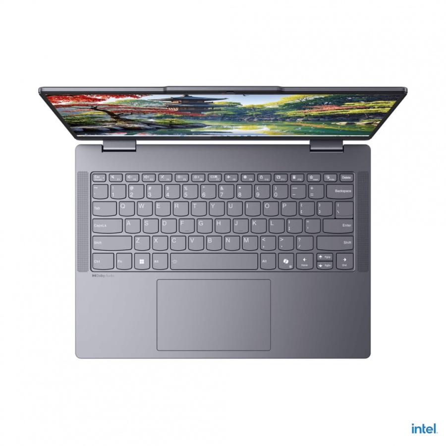 Laptop Lenovo IdeaPad 5 2-in-1 14IAL10, 14" WUXGA (1920x1200) IPS 300nits Glossy, 45% NTSC, 60Hz, TÜV Low Blue Light, Glass, Touch, Intel® Core Ultra 5 225U, 12C (2P + 8E + 2LPE) / 14T, Max Turbo up to 4.8GHz, 12MB, video Integrated Intel® Graphics, RAM - Img 15