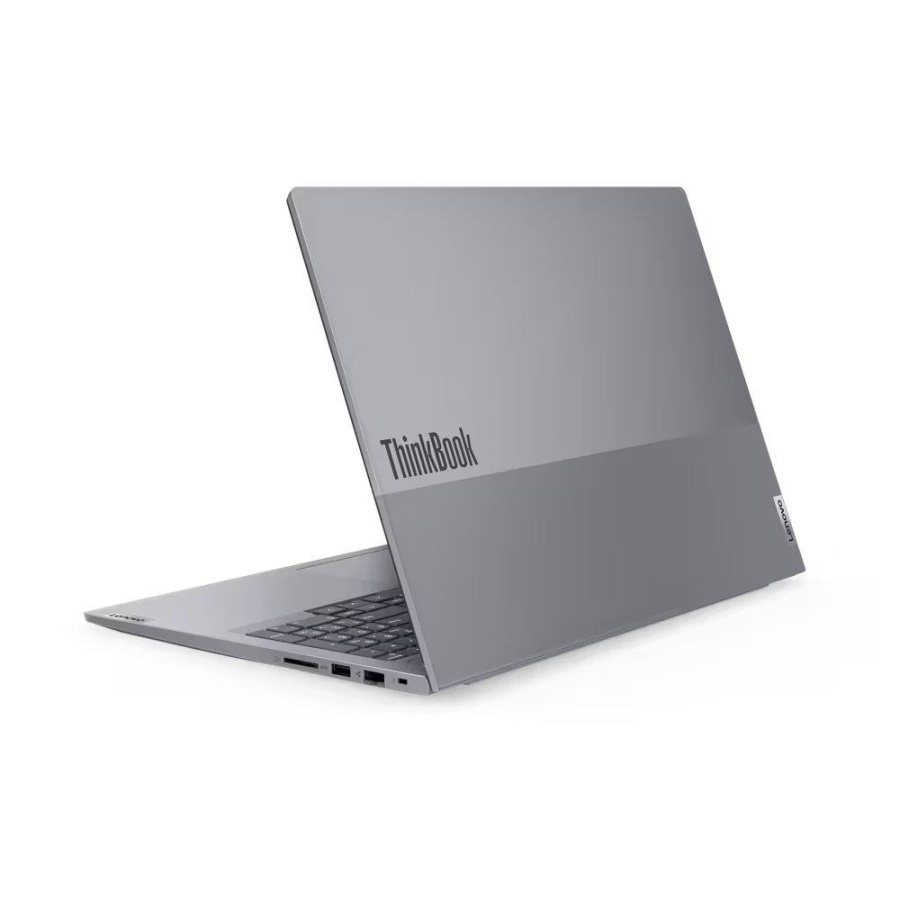 Laptop Lenovo ThinkBook 16 G6 IRL 16" WUXGA (1920x1200) IPS 300nits Anti- glare, 45% NTSCIntel Core i3-1315U, 6C (2P + 4E) / 8T, P-core 1.2 / 4.5GHz, E-core 0.9 / 3.3GHz, 10MBVideo Integrated Intel UHD GraphicsRAM 1x 8GB SO-DIMM DDR5-5200SSD512GB SSD M.2 - Img 5