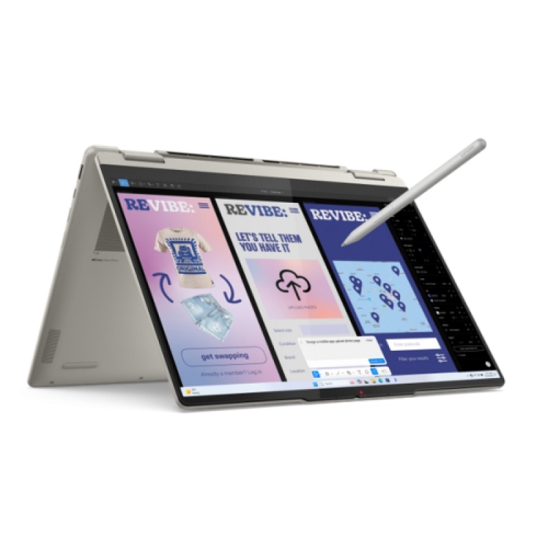 Laptop Lenovo Yoga 7 2-in-1 14ILL10, 14" 2.8K WQXGA+ (2880x1800) OLED 1100nits (peak) / 500nits (typical) Glossy / Anti-fingerprint, 100% DCI-P3, 120Hz, Dolby Vision®, TÜV Low Blue Light, DisplayHDR™ True Black 1000, Glass, Touch, Intel® Core Ultra 7 - Img 14