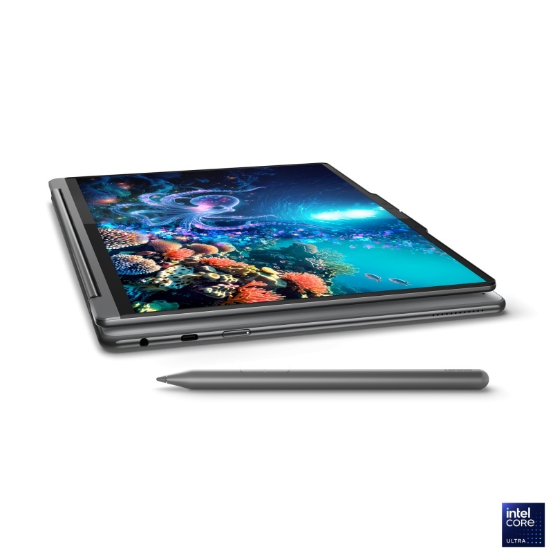 Laptop Lenovo Yoga 9 2-in-1 14ILL10, 14" 2.8K WQXGA+ (2880x1800) OLED 1100nits (peak) / 500nits (typical) Glossy / Anti-fingerprint, 100% DCI- P3, 120Hz, Eyesafe®, Dolby Vision®, DisplayHDR™ True Black 1000, Glass, Touch, Intel® Core™ Ultra 7 258V, 8C - Img 3