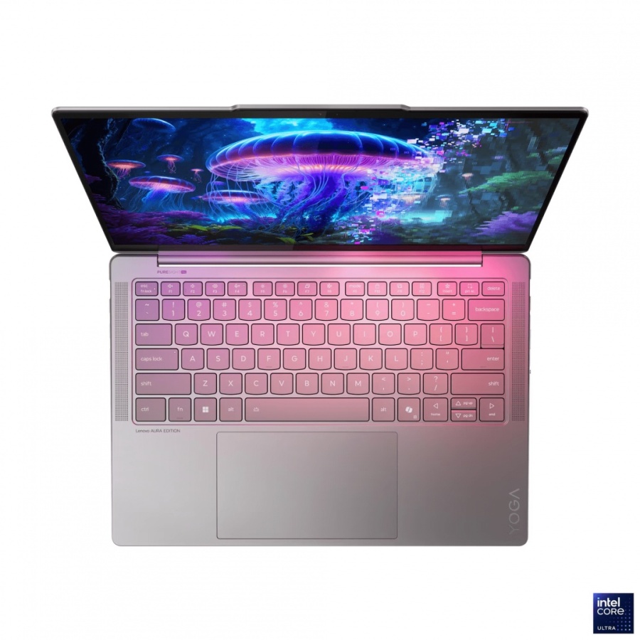 Laptop Lenovo Yoga Slim 7 14ILL10, 14" 2.8K WQXGA+ (2880x1800) OLED 1100nits (peak) / 500nits (typical) Glossy, 100% DCI-P3, 120Hz, Eyesafe®, Dolby Vision®, DisplayHDR™ True Black 1000, X-Rite®, PureSight Pro, Intel® Core Ultra 7 258V, 8C (4P + 4LPE) / - Img 2