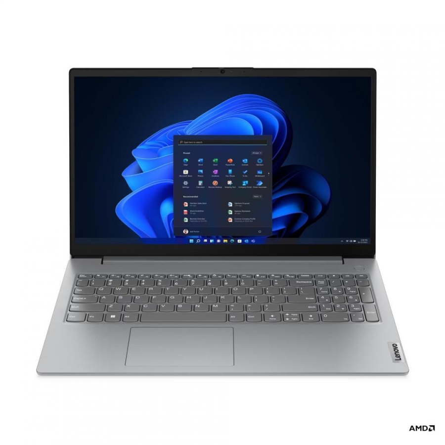 Laptop SMB Lenovo V15 G4 AMN, cu procesor AMD Ryzen 5 7520U, 15.6'' TN, 16 GB DDR5, 512 GB SSD, AMD Radeon 610M, Windows 11 Pro - Img 3