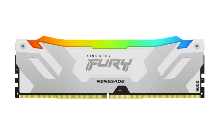 Memorie RAM Kingston, DIMM, DDR5, 32GB, 7200MHz, CL38, 1.35V, FURY Renegade White, RGB, Kit of 2 - Img 6