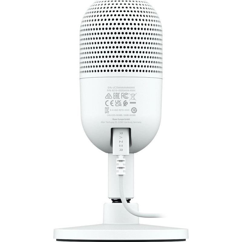 Microfon Razer Seiren V3 Mini White USB, frecventa raspuns 20 Hz - 20000 Hz, sensibilitate 110 dB (THD > 1% at 1 kHz), alb - Img 2