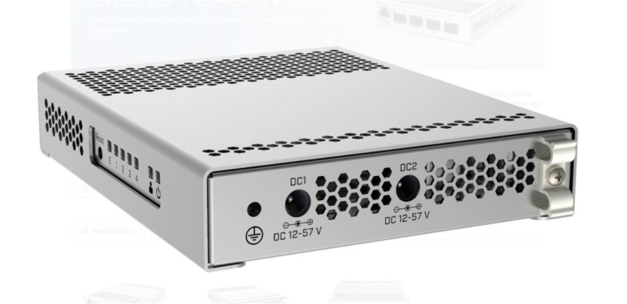 Mikrotik CRS305-1G-4S+OUT FIBERBOX PLUS, Procesor: 800 MHz dual core, Sistem operare: RouterOS v7 / SwOS, 256Mb RAM, 16MB Flash, POE in 802.3af/at 42-57 V, interfata: 1 x 10/100/1000, 4 x SFP, Wwatherproof: IP66. - Img 2
