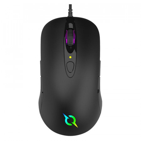 Mouse AQIRYS Orion, cu fir, 10 butoane, interfata USB 2.0