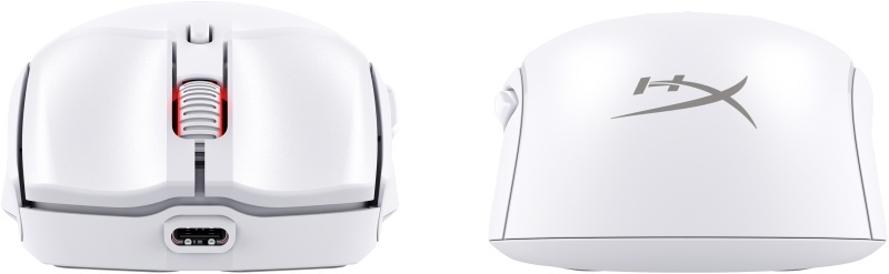Mouse gaming wireless HyperX Pulsefire Haste 2 Mini, timp de raspuns8000 Hz @ 0,125 ms, rezolutie: 26000 DPI, iluminare RGB, durata de viata baterie pana la 100 ore, alb - Img 4