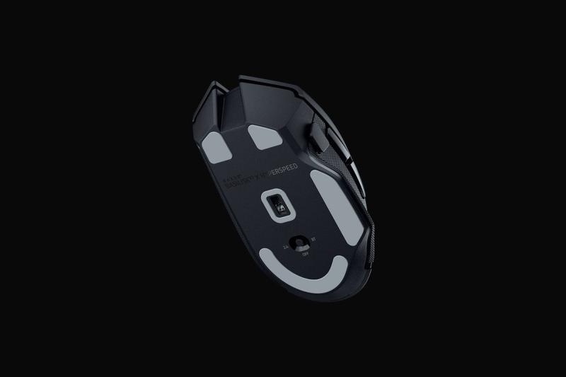 Mouse Razer Basilisk V3 X HyperSpeed, rezolutie 18000 DPI, iluminare RGB Chroma, senzor Razer™ 5G Advanced 18K DPI Optical Sensor, durata de viata baterie pana la 285 ore (hyperspeed), pana la 535 ore (bluetooth), negru - Img 6
