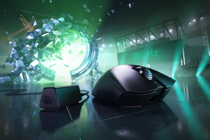 Mouse Razer DeathAdder V3 Pro optic, numar butoane progamabile 5, rezolutie 30000 DPI, negru, include Dongle wireless HyperPolling - Img 8
