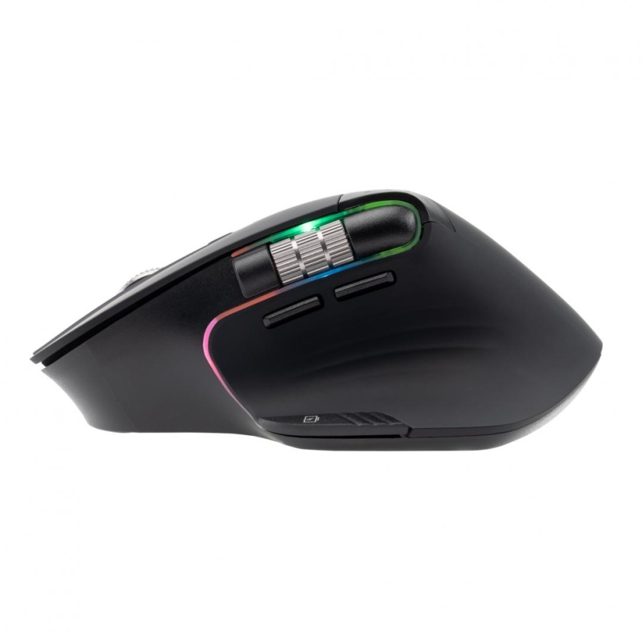 Mouse wireless Tellur Shade, silent click, rezolutie maxima 3200 DPI, iluminare RGB, negru - Img 4