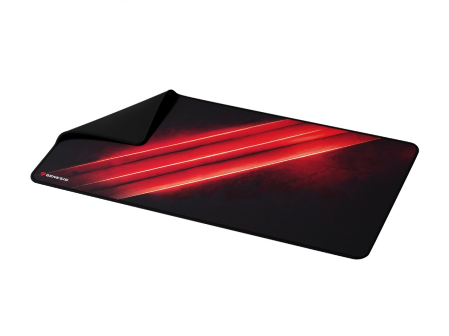 Mousepad Genesis Carbon 500 Maxi Flash, material cauciuc + textil, dimensiuni 900x450x2.5 mm, negru/rosu - Img 5