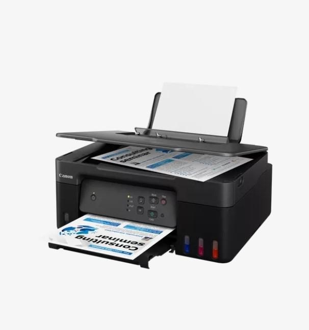 Multifunctional inkjet color CISS Canon PIXMA G2430, dimensiune A4(Printare, Copiere, Scanare), viteza 11 ipm alb-negru, 6 ipm color,rezolutie printare 4800x1200 dpi, imprimare fara margini, alimentare hartie 100 coli, scanner CIS rezolutie 600x1200 dpi, - Img 2
