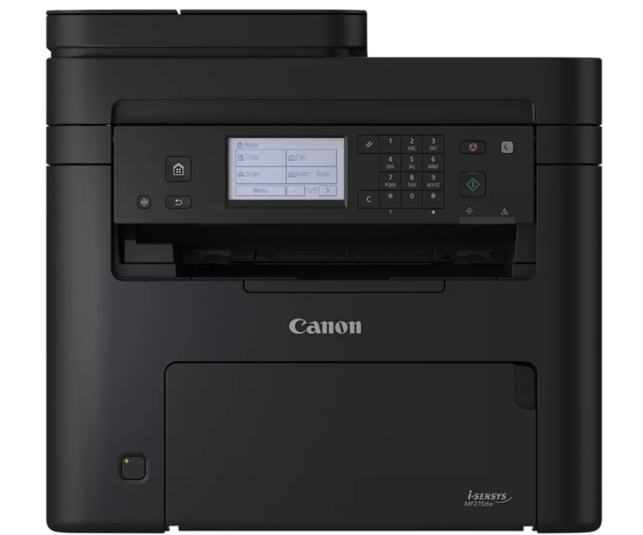 Multifunctional laser mono Canon I-SENSYS MF275DW, dimensiune A4 (Printare, Copiere, Scanare, Fax), viteza 29ppm, duplex, rezolutie max 2400 x 600dpi, memorie 256MB RAM, processor: 1200 Mhz, alimentare hartie 150 coli + 35 ADF, limbaj de printare UFRII, - Img 2