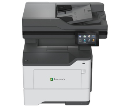 Multifunctional laser monocrom Lexmark MX532adwe, A4, Imprimare/Scanare/Copiere/fax analog,Grup de lucru mediu, Ecran tactil color Lexmark e-Task de 4,3 inchi (10,9 cm), Alimentator multifuncţional de 100 de coli, Tavă de ieşire de 250 de coli, Unitate - Img 5