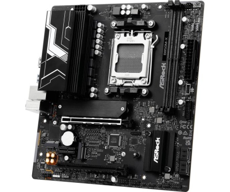 Placa de Baza ASROCK B850M-X AM5, 2x DDR5, 1x HDMI 1x DP, 2x PCIE 4.0 x16 1x PCIE 4.0 x1, 3x M.2, 4x SATA 6GB/s, mATX - Img 5